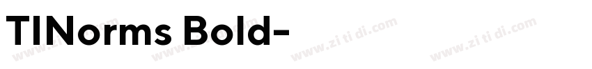 TINorms Bold字体转换